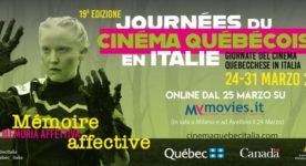 Visuel des Journées du cinéma québécois en Italie 2022