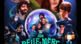 Affiche de la comédie jeunesse Ma belle-mère est une sorcière (TVA Films). L’affiche est une conception de l’illustrateur Donald Caron.