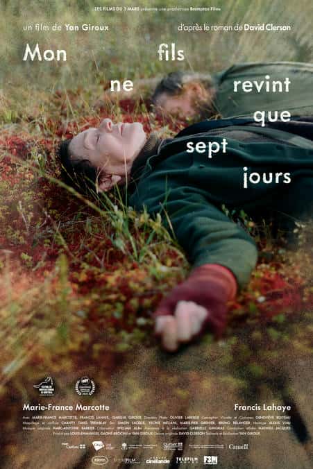 Affiche du drame québécois "Mon fils ne revint que sept jours" (Yan Giroux, 2025)