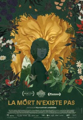 L'une des deux affiches officielles du film d'animation québéco-français "La mort n'existe pas" (Félix Dufour-Laperrière, 2025) - Dist. Maison 4:3 - Sortie en salle 26 septembre 2025