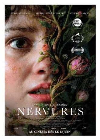 Affiche du suspense fantastique québécois "Nervures", réalisé par Raymond St-Jean (Axia Films, 2025)