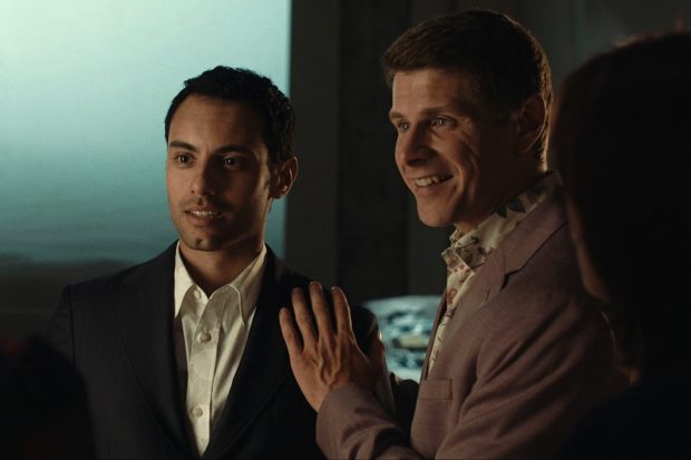 Mehdi Meskar et Alexandre Landry dans le drame "On sera heureux", réalisé par Léa Pool (photo : Les films Opale)