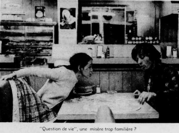 Frédérique Collin et Alain Gélinas dans Question de vie de André Théberge (archives presse)