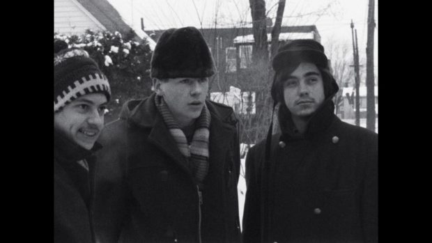 Jacques Chemail (g.), André Forcier (c.) et Pierre Caron (d.) dans Le retour de l'Immaculée Conception de André Forcier (1967-1971)