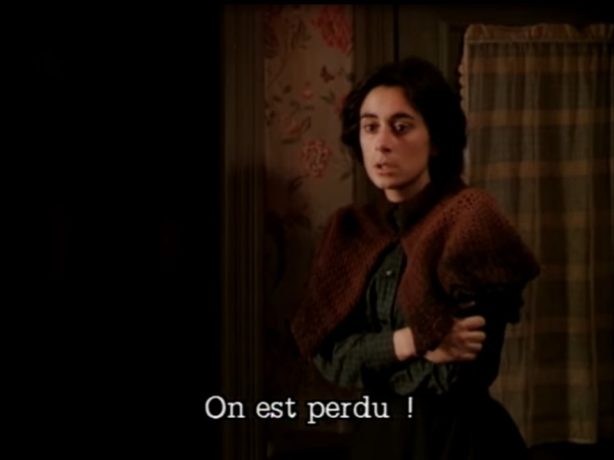 Image de la comédienne italienne Enrica Maria Modugno dans "La sarrasine" de Paul Tana (capture d'écran)