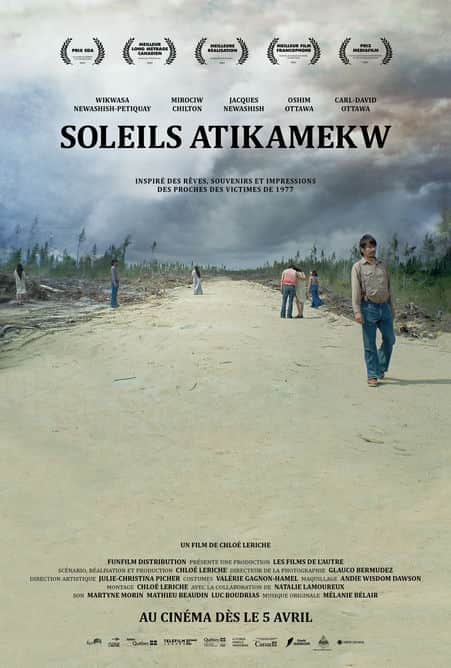 Affiche du long métrage "Soleils atikamekw" de Chloé Leriche (FunFilm Distribution)