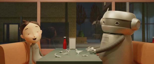 Image extraite du long métrage d'animation québécois Space Cadet (Kid Koala, 2025)