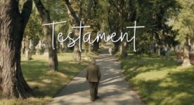 Visuel promotionnel pour le film Testament de Denys Arcand - En salle le 5 octobre 2023 (TVA Films)
