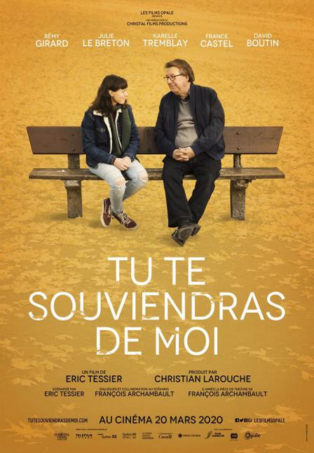 Tu te souviendras de moi _ Pré affiche du film d'Éric Tessier